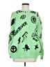 Adika 100% Polyester Print Green Pullover Sweater Size M - photo 1
