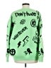 Adika 100% Polyester Print Green Pullover Sweater Size M - photo 2