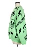 Adika 100% Polyester Print Green Pullover Sweater Size M - photo 5