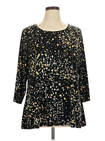 Susan Graver 3/4 Sleeve T-Shirt (view 1)