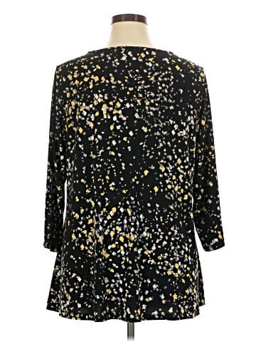 Susan Graver 3/4 Sleeve T-Shirt (view 2)
