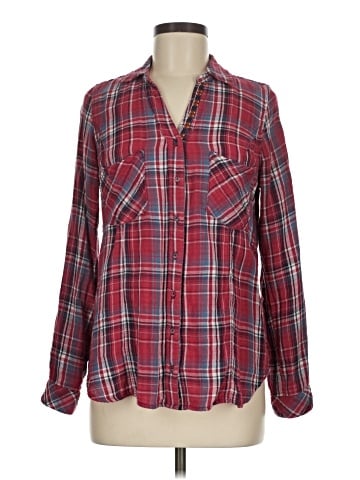 Skies Are Blue Long Sleeve Button-Down Shirt (view 1)