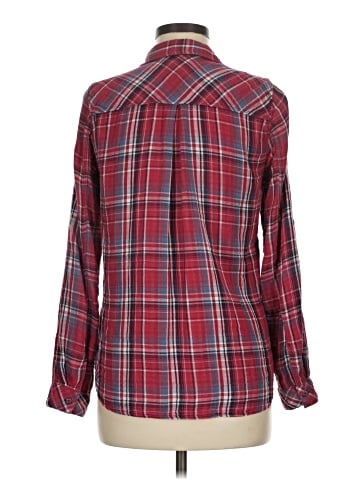 Skies Are Blue Long Sleeve Button-Down Shirt (view 2)