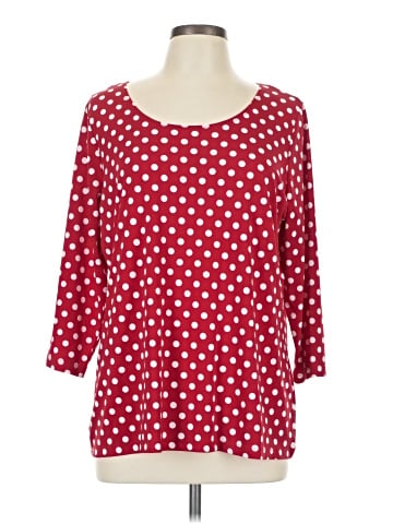 Susan Graver 3/4 Sleeve Top (view 1)