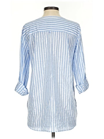Talbots 3/4 Sleeve Button-Down Shirt (view 2)