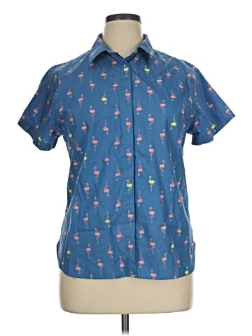 Lands' End Short Sleeve Blouse (view 1)