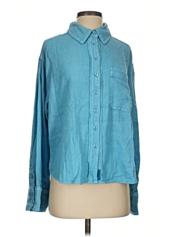 We the Free Long Sleeve Button-Down Shirt (view 1)