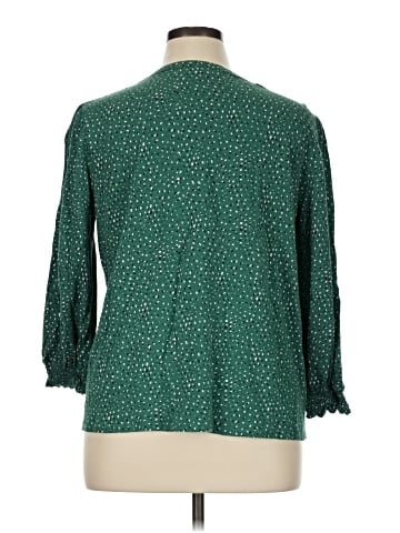 J.Jill Long Sleeve Henley (view 2)