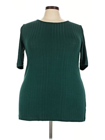 Roaman's 3/4 Sleeve Top (view 1)