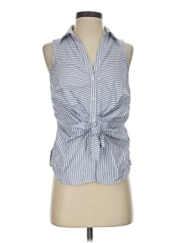 Nine West Sleeveless Button-Down Shirt (view 1)