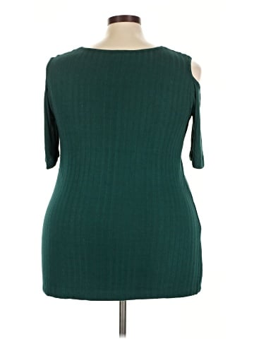 Roaman's 3/4 Sleeve Top (view 2)