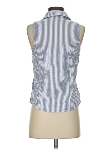 Nine West Sleeveless Button-Down Shirt (view 2)