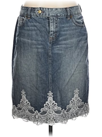 The Limited Denim Skirt (view 1)