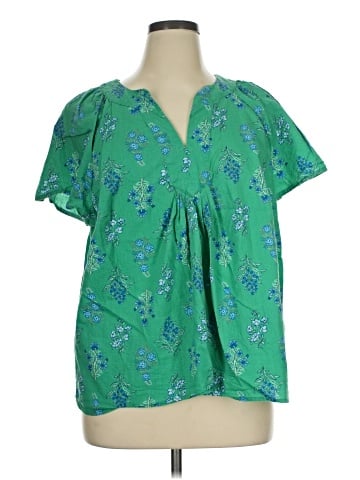 St. John's Bay Short Sleeve Blouse (view 1)