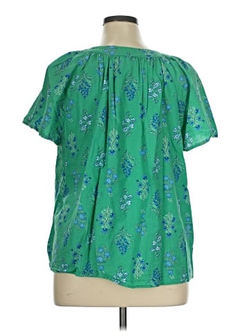St. John's Bay Short Sleeve Blouse (view 2)