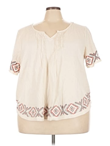 SONOMA life + style Short Sleeve Blouse (view 1)