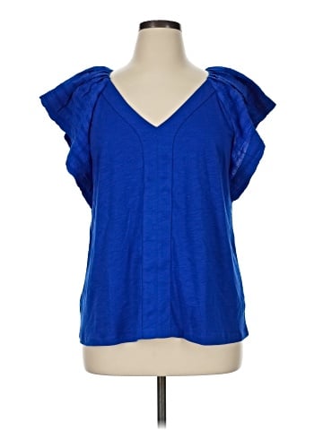 Ann Taylor LOFT Short Sleeve Blouse (view 1)