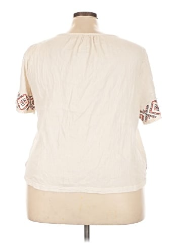 SONOMA life + style Short Sleeve Blouse (view 2)