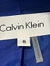 Calvin Klein 100% Polyester Blue Blazer Size 8 - photo 6