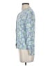 L.L.Bean 100% Cotton Floral Blue Pullover Sweater Size S - photo 5