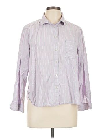 Ann Taylor LOFT Long Sleeve Button-Down Shirt (view 1)