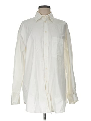 Mango Long Sleeve Button-Down Shirt (view 1)