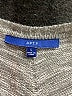 Apt. 9 100% Acrylic Chevron-herringbone Silver Pullover Sweater Size L - photo 7