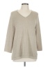 Talbots Outlet Metallic Tan Pullover Sweater Size L - photo 1