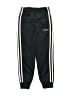 Adidas 100% Polyester Black Track Pants Size 6 - photo 1