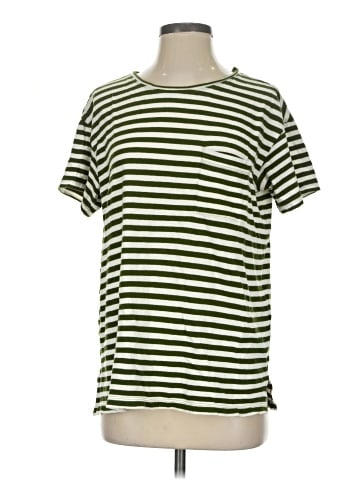 Madewell Softfade Cotton Oversized Pocket Tee in Cahita Stripe (view 1)
