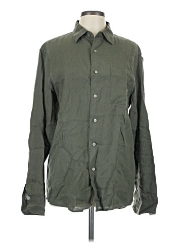 Uniqlo Long Sleeve Button-Down Shirt (view 1)