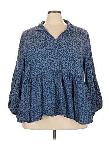 Cato 3/4 Sleeve Blouse (view 1)