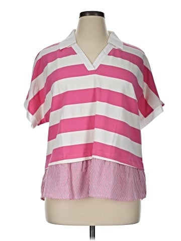 Umgee Short Sleeve Blouse (view 1)