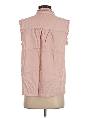 Velvet Heart Sleeveless Button-Down Shirt (view 2)
