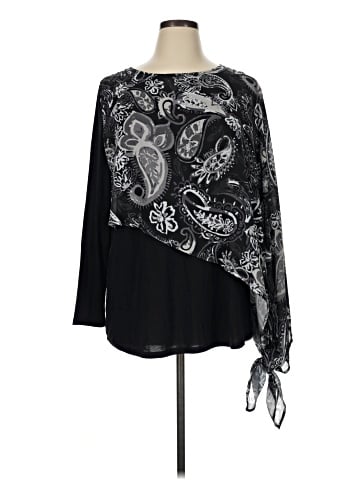 DG^2 by Diane Gilman Long Sleeve Blouse (view 1)