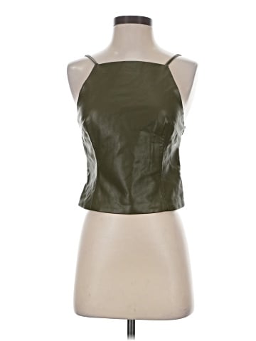 WAYF Faux Leather Top (view 1)