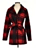 Unbranded 100% Polyester Plaid Red Coat Size XS - photo 1