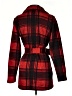 Unbranded 100% Polyester Plaid Red Coat Size XS - photo 2
