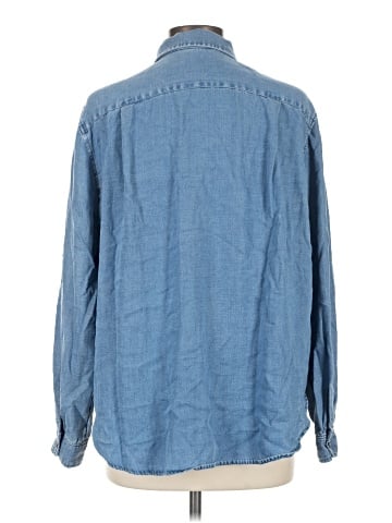 Ann Taylor LOFT Long Sleeve Button-Down Shirt (view 2)