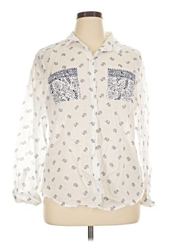 Old Navy Long Sleeve Blouse (view 1)