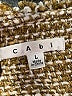 CAbi Tweed Gold Jacket Size L - photo 6