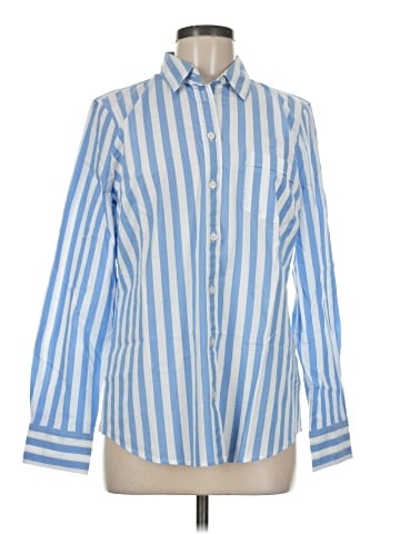 J.Crew Factory Store Long Sleeve Button-Down Shirt (view 1)