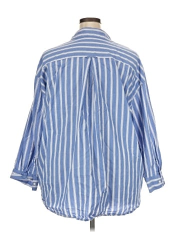 Old Navy 3/4 Sleeve Button-Down Shirt (view 2)