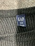 Gap 100% Wool Solid Black Pullover Sweater Size M - photo 7