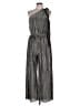 Lulus Metallic Silver Jumpsuit Size L - photo 1