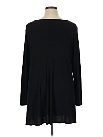 Eileen Fisher Long Sleeve Silk Top (view 2)