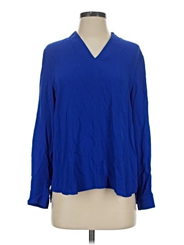 Eileen Fisher Long Sleeve Silk Top (view 1)