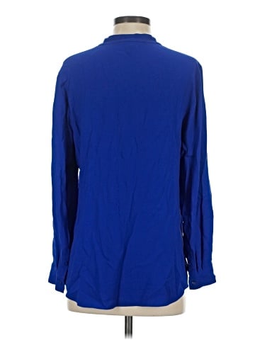 Eileen Fisher Long Sleeve Silk Top (view 2)
