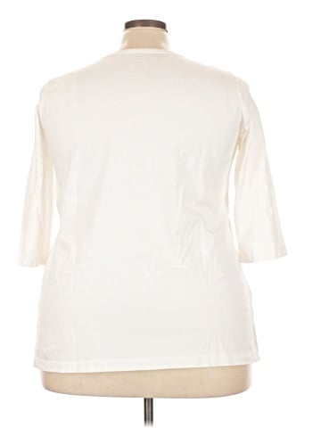 Woman Within 3/4 Sleeve T-Shirt (view 2)