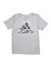 Adidas 100% Polyester Silver Active T-Shirt Size 6 - photo 1